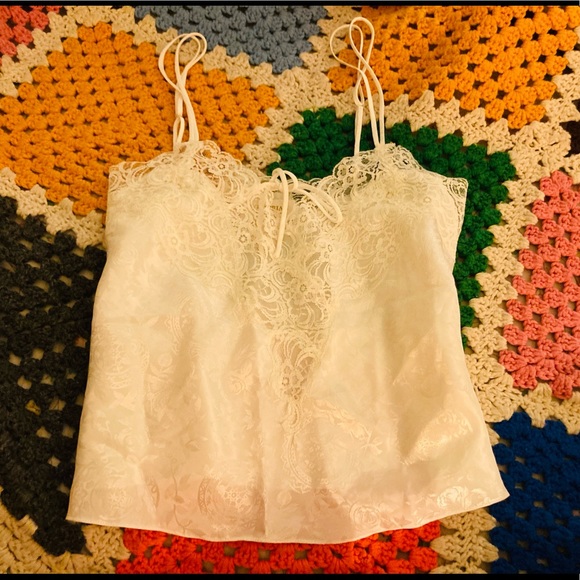 Vintage 80s/90s Victoria’s Secret Gold Label White Lace Lingerie Top - Picture 4 of 10